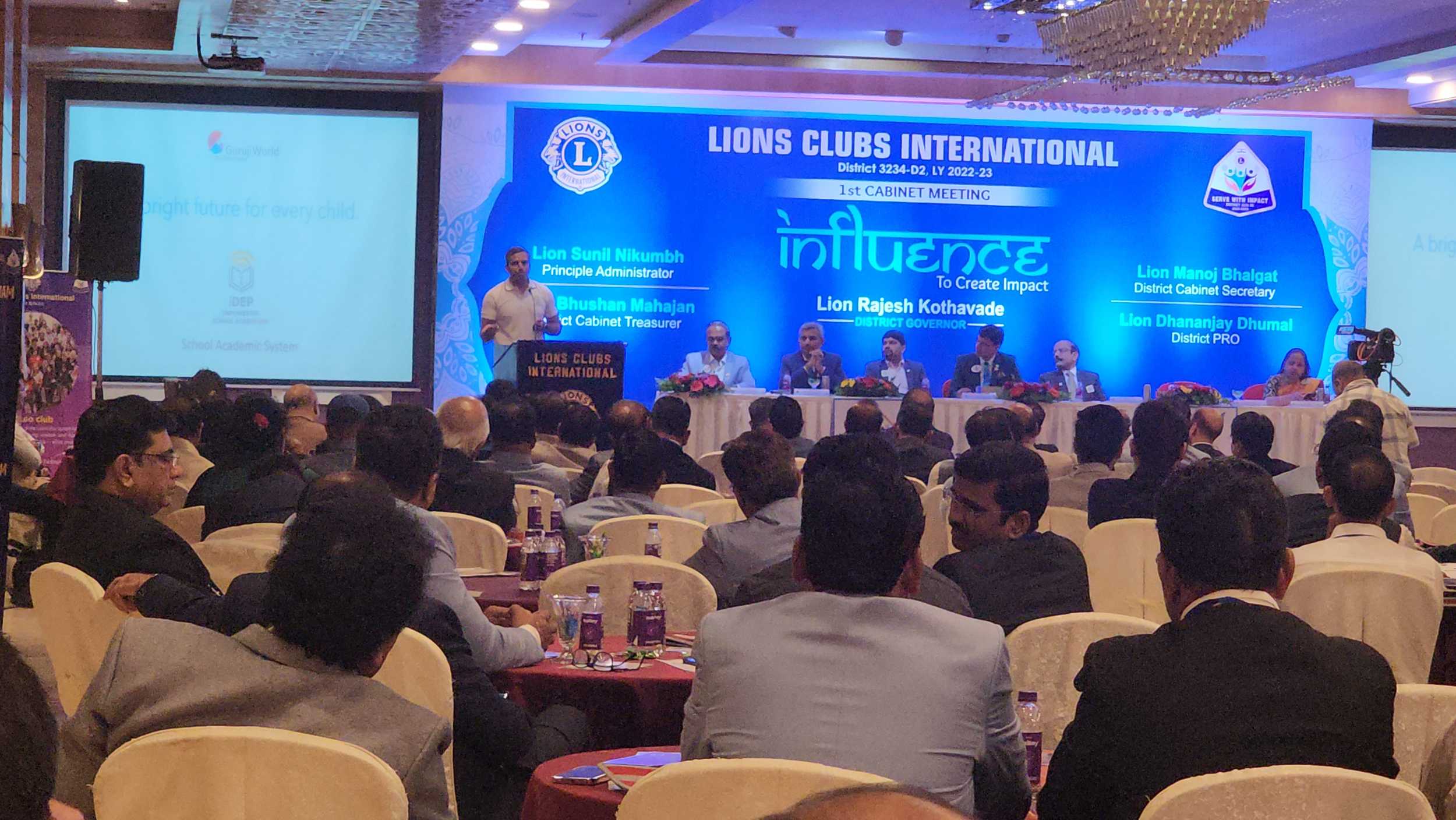iDEP Team at the Lions Club International Event Nashik